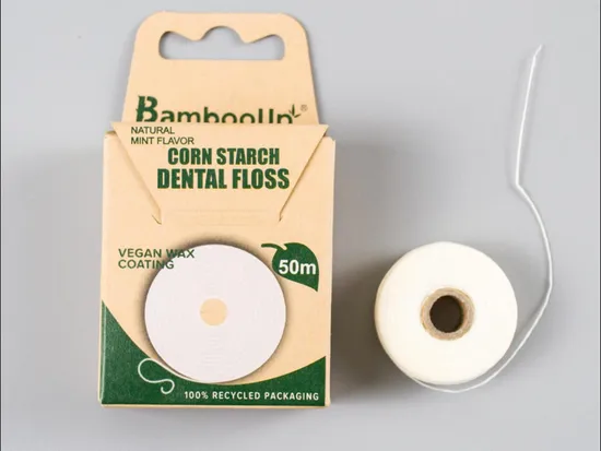 Fio dental OEM de alta qualidade Menta encerado 50m Fio dental/fio dental aprovado pela FDA