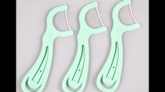 Escolha de fio dental macio para massagem com cera de alta qualidade